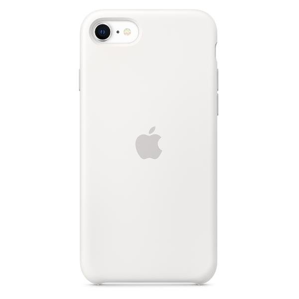 IPHONE SE SILICONE CASE WHITE-ZML