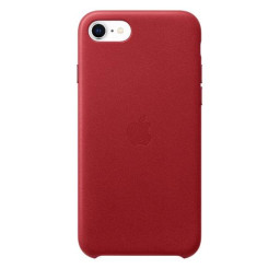 IPHONE SE LEATHER CASE RED-ZML