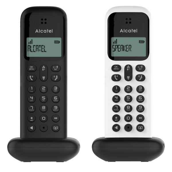 DECT D285 DUO NEGRO + BLANCO/NEGRO