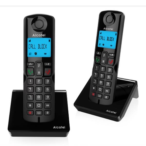 DECT S250 DUO BLACK EASY CALL-BLOCK