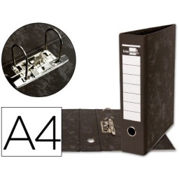 Archivador AZ LIDERPAPEL de palanca A4 Lomo 80mm Negro