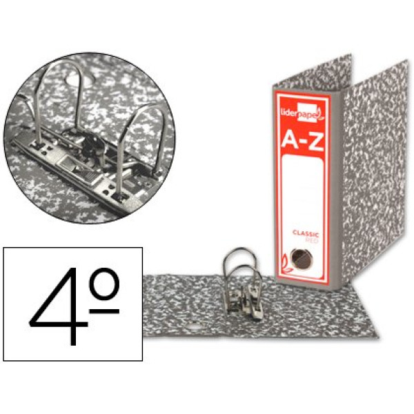 Archivador de palanca LIDERPAPEL carton forrado