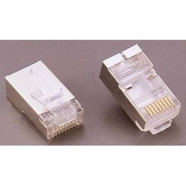 Conector RJ45 cat.5e Macho metálico (8p/8c) para latiguillos