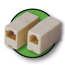 Empalmador RJ11H/RJ11H 4vías teléfono