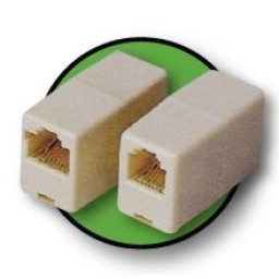 Empalmador RJ12H/RJ12H 6vías teléfono