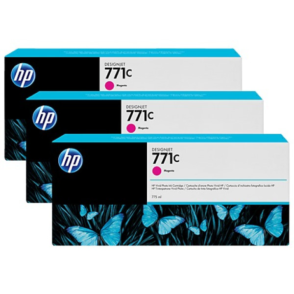 TINTA MAGENTA HP 771C 775 ML PK 3