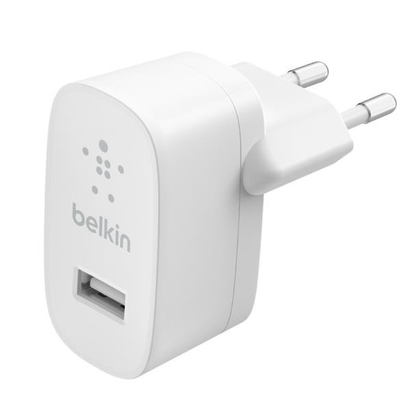 USB-A WALL CHARGER 12W 1M A-LTG WHT