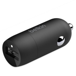 USB-A CAR CHARGER 18W QC3 BLK