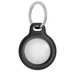 SECURE HOLDER WITH KEYRING BK