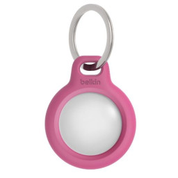 SECURE HOLDER WITH KEYRING PINK