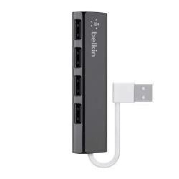 4-PORT TRAVEL USB2.0 HUB ULTRA-SLIM