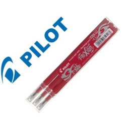 (3) Recambio PILOT Frixion ball rojo