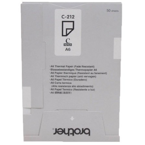 PAPEL TERMICO A6 RESIST DECOLOR 50H