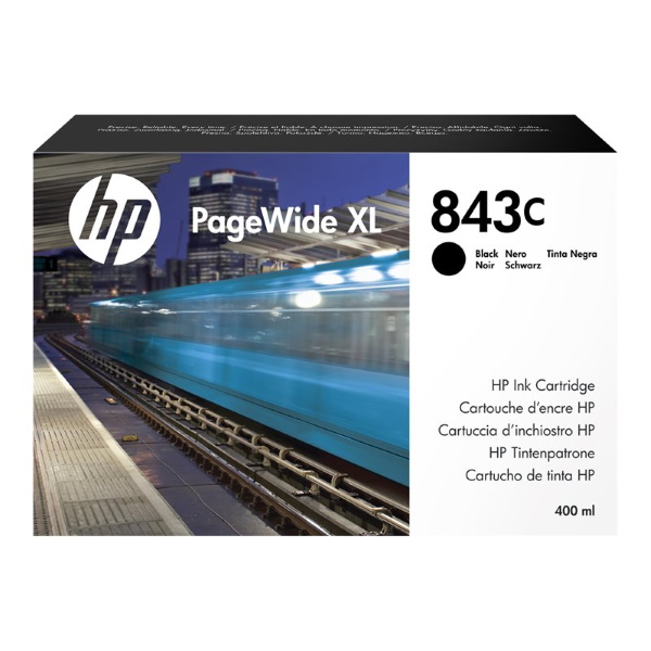 C.t. HP #843C XL negro 400ml PageWide XL4000 4100 4500 4600 5000 5100 C.t. HP #843C XL negro 400ml PageWide XL4000 4100 4500 4600 5000 5100