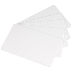 (500) Tarjetas EVOLIS plástico PVC blancas CR80 PVC blank cards 30MIL (500un)