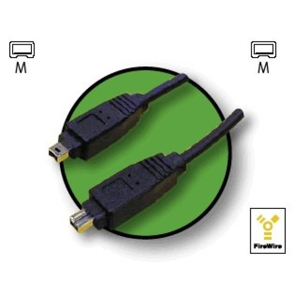 Cable FIREWIRE 6PM-6PM 1,8m IEEE1394/FIREWIRE