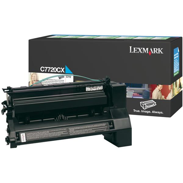 Toner LEXMARK C772 X772 cian 15.000p. Return
