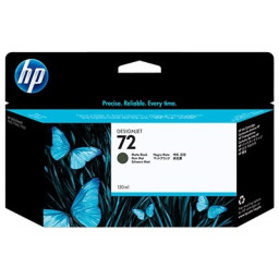 TINTA NEGRA MATE HP 72