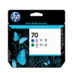 CABEZAL AZUL Y VERDE HP 70