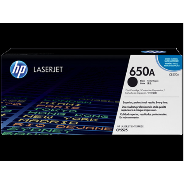 TONER NEGRO  LASERJET CE270A