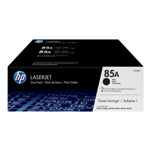 TONER NEGRO 85A PACK 2