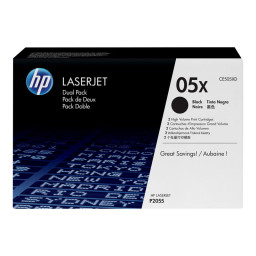 TONER NEGRO LASERJET CE505X PACK 2 TONER NEGRO LASERJET CE505X PACK 2