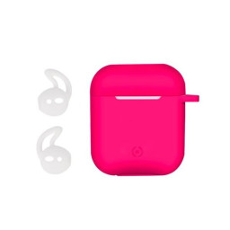 FUNDA AIRPODS FUXIA