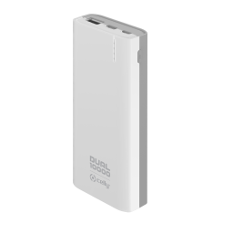 POWER BANK 10000MAH DUAL WHITE