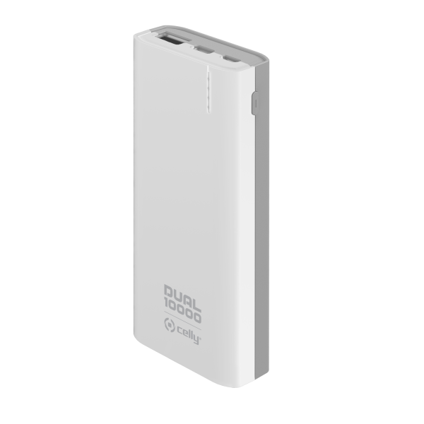 POWER BANK 10000MAH DUAL WHITE POWER BANK 10000MAH DUAL WHITE