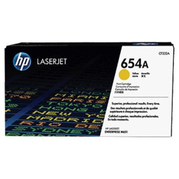 TONER HP 654A AMARILLO TONER HP 654A AMARILLO