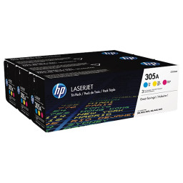 TONER TRICOLOR ( C Y M) 305A PACK 3