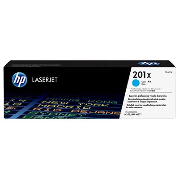 HP 201X TONER CIAN XL LASERJET