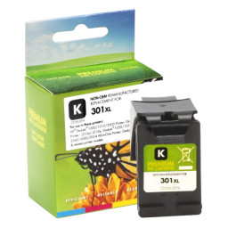 C.t. compatible HP #301XL (compat.CH563EE) negro *PREMIUM Compatible Non-OEM*