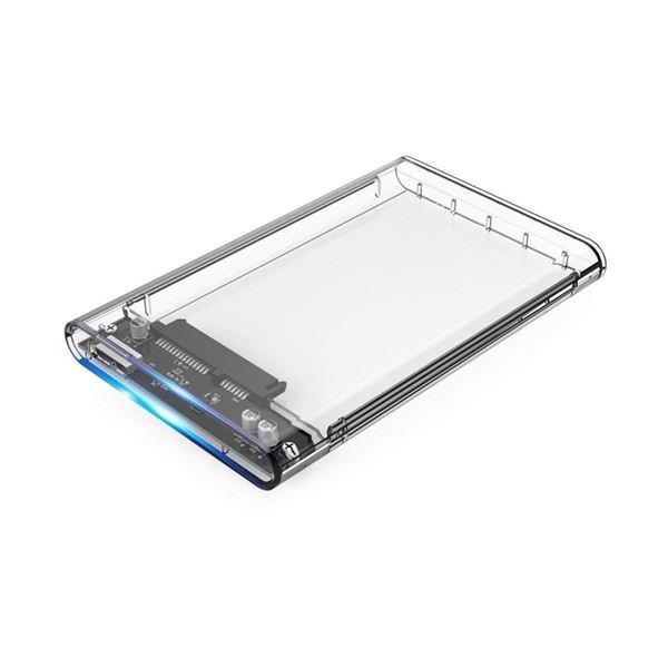 CAJA HDD 2.5 COOLBOX TRANSPARENTE
