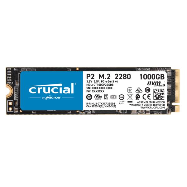 P2 SSD M2 3D NAND NVME PCIE 1TB