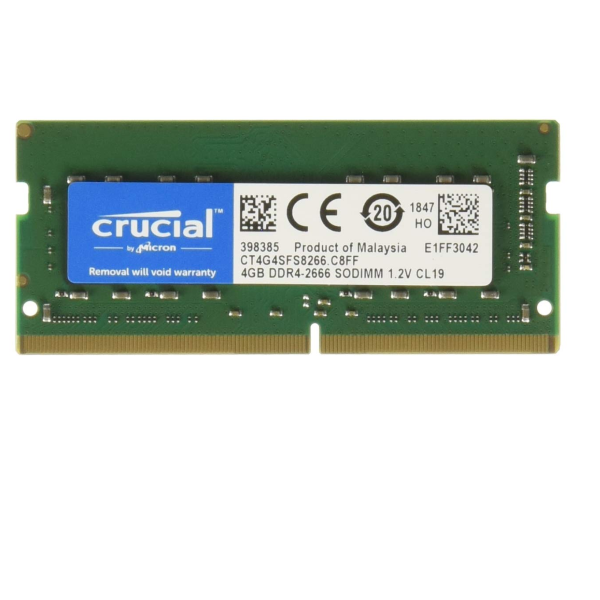 4GB DDR4 2666 MT/S CL19 SRX8 SODIMM 4GB DDR4 2666 MT/S CL19 SRX8 SODIMM