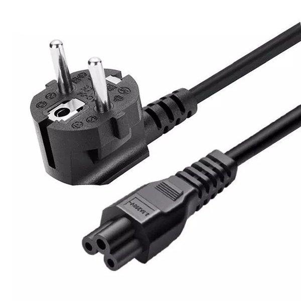Cable de corriente conector EUR C5 - IEC 3 PLUG Power cord (C5), VDE approved, 1,8 metros