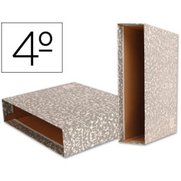 Caja archivador de palanca carton LIDERPAPEL cuart Caja archivador de palanca carton LIDERPAPEL cuart