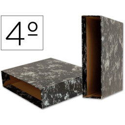 Caja archivador de palanca LIDERPAPEL 4º cartón Classic Azul Caja archivador de palanca LIDERPAPEL 4º cartón Classic Azul