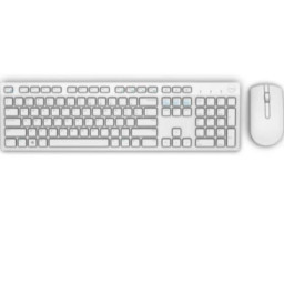 WIRELESS KEYBOARD MOUSE KM636 WHT