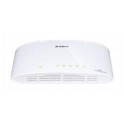 Switch D-LINK 5-puertos Gigabit Desktop 10/100/1000Mbps, no gestionable