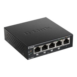 Switch D-LINK 5-puertos PoE (4p.PoE + 1p.normal) 10/100/1000Mbps no gestionable