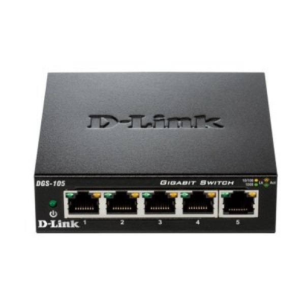 Switch D-LINK Plug&Play 8-puertos 10/100/1000Mbps, streaming IPTV & gaming K4