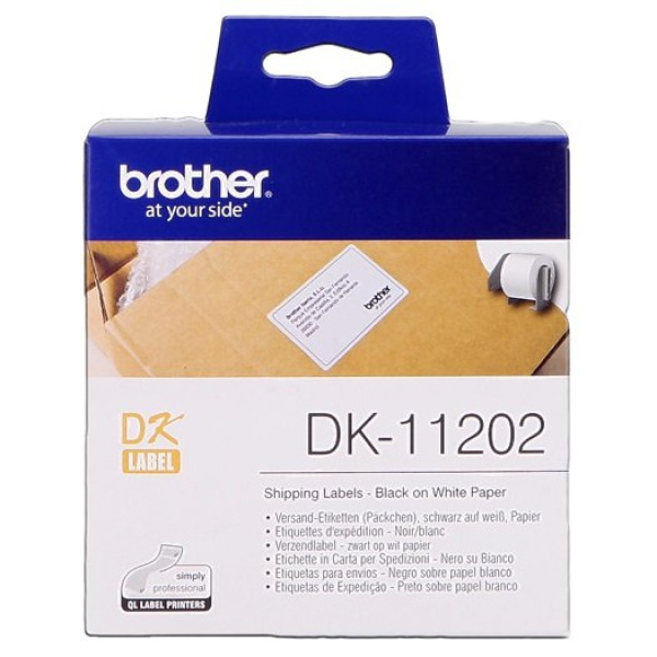 Rollo etiq.DK precort. envíos 62x100mm 300un para QL570 QL700 QL710 QL720 QL1050 QL1060