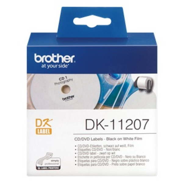 ETIQUETAS CD/DVD 58X58MM BROTHER