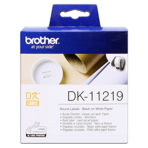 ETIQUETAS CIRCULARES 12MM BROTHER