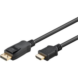 MicroConnect DisplayPort-HDMI M-M 3m. color negro
