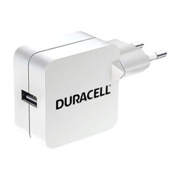 DURACELL 2.4A Phone/Tablet Wall Charger USB Mains Charger