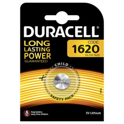 (1) Pila DURACELL CR1620 botón Litio 3v Blister