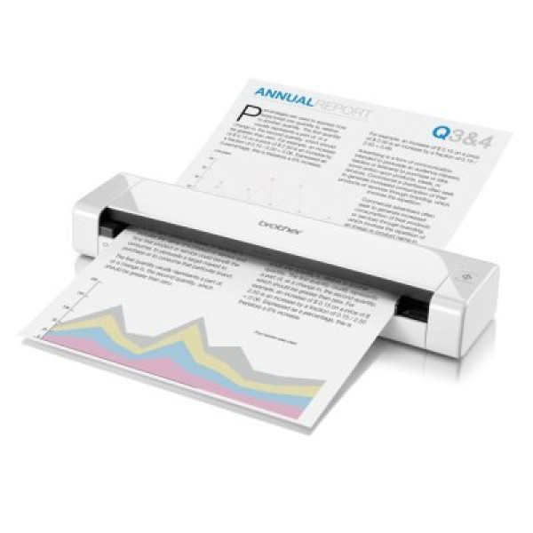 Escáner portátil BROTHER DS-720D 7,5ppm mono/color duplex 600ppp aliment.USB